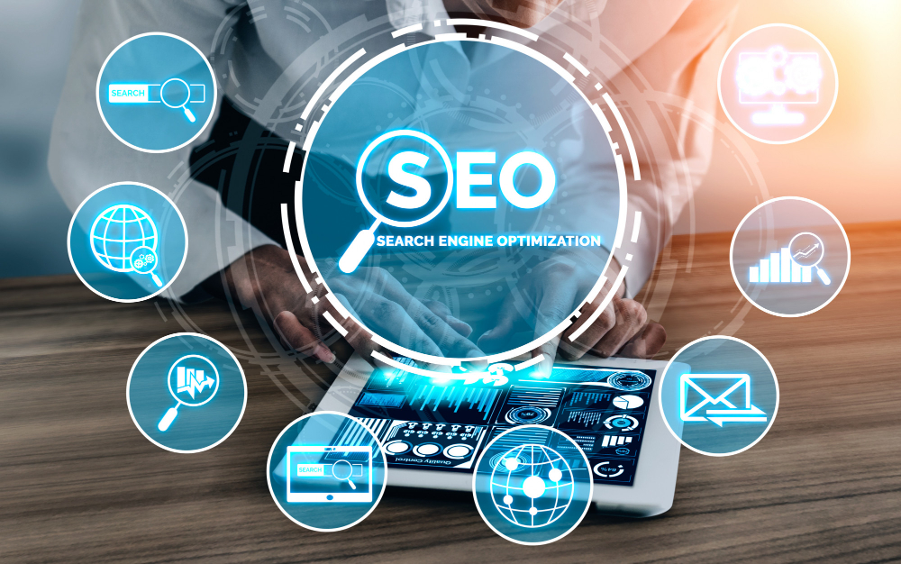 SEO Search Engine Optimization Business Concept