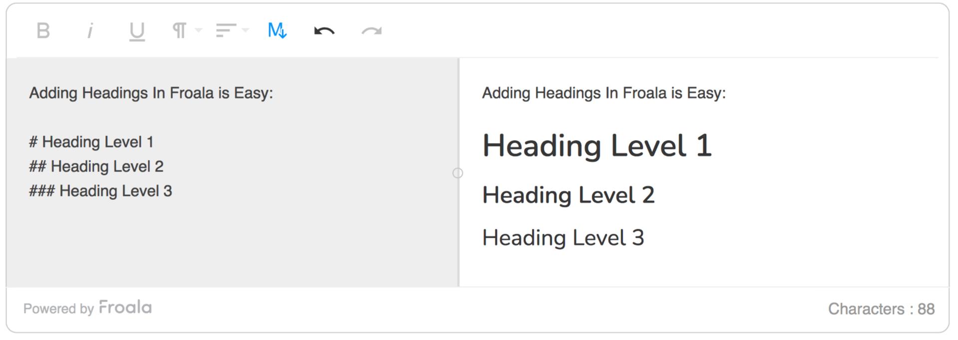 Markdown Headings