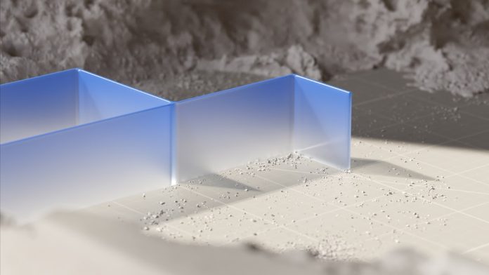 a couple of blue boxes sitting on top of a table artificial intelligence research data