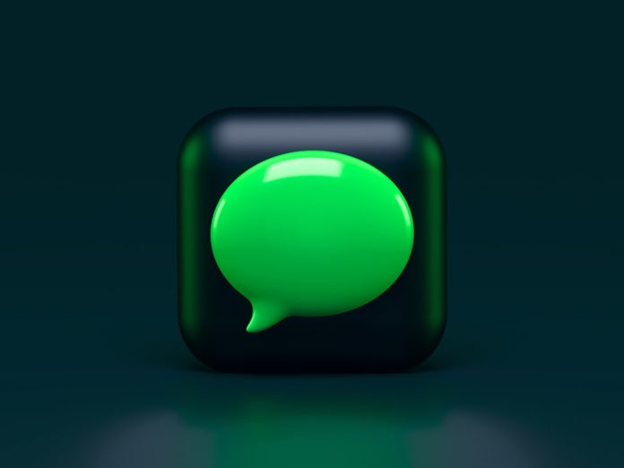 green and blue ball illustration whatsapp chat customer service support