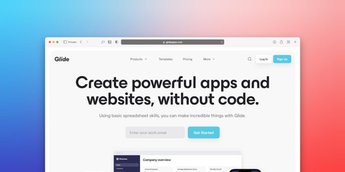 a computer screen with a web page on it website builder dashboard, drag and drop editor, modern website design interface