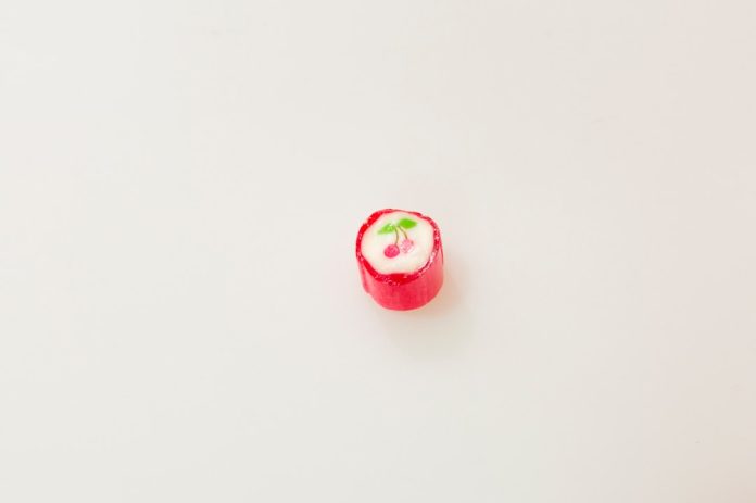 cherry candy small sweet treats, colorful candy, cute dessert